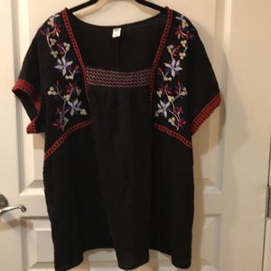 Old Navy peasant top 2X NWOT never worn